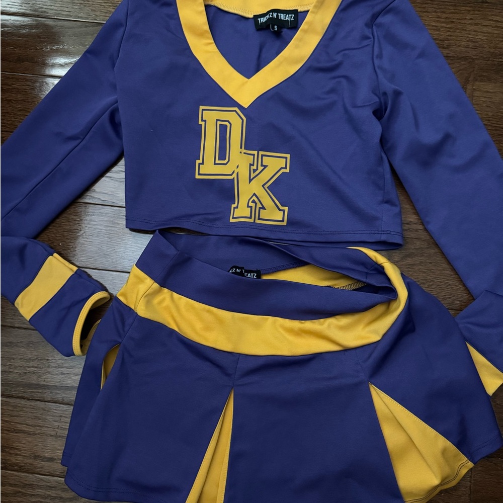 Purple and Gold Cheerleader Costume Jennifer's Body Movie Halloween